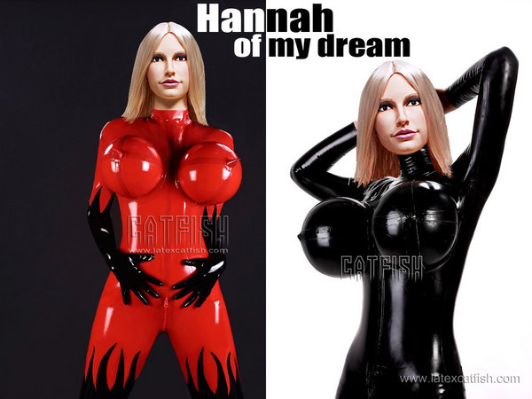 inflatable latex catsuit by Latexcatfish (c)