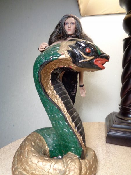 PT: She belongs on a snake..