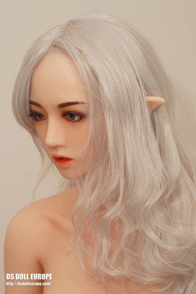 Doll Sweet Samantha head, blue eyes, LPink skin tone, on DS167 body style, custom wig