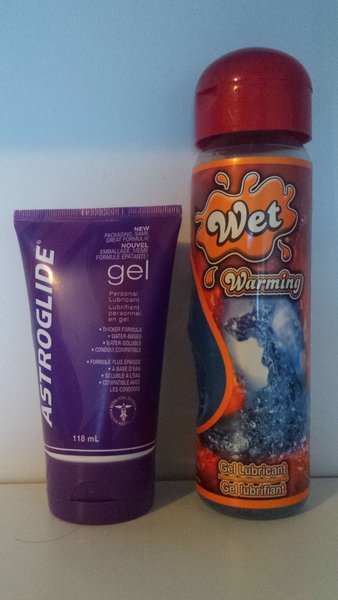 I went with the Gel lube, also pictured is my old old lube.
