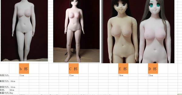 140cm Anime Doll Comparison