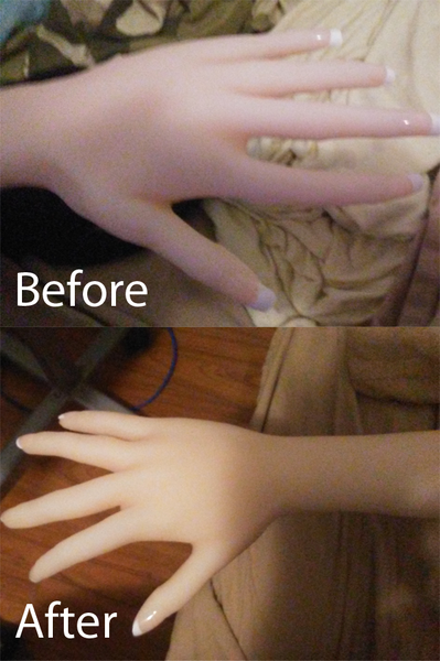 Before and After nails trimming
