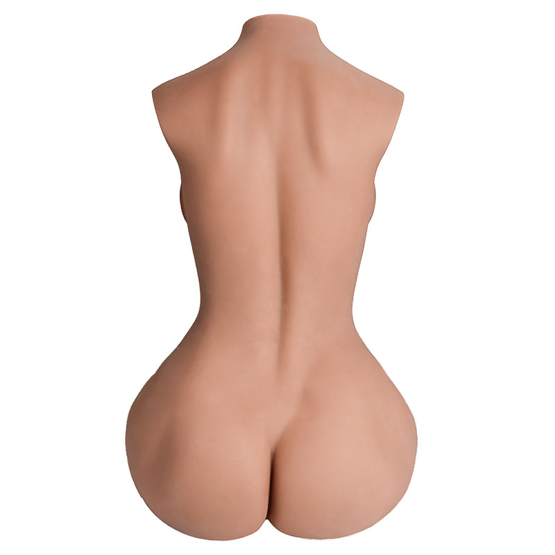 Tantaly Sex Doll Torso Aurora wheat skin colour from the back.jpg