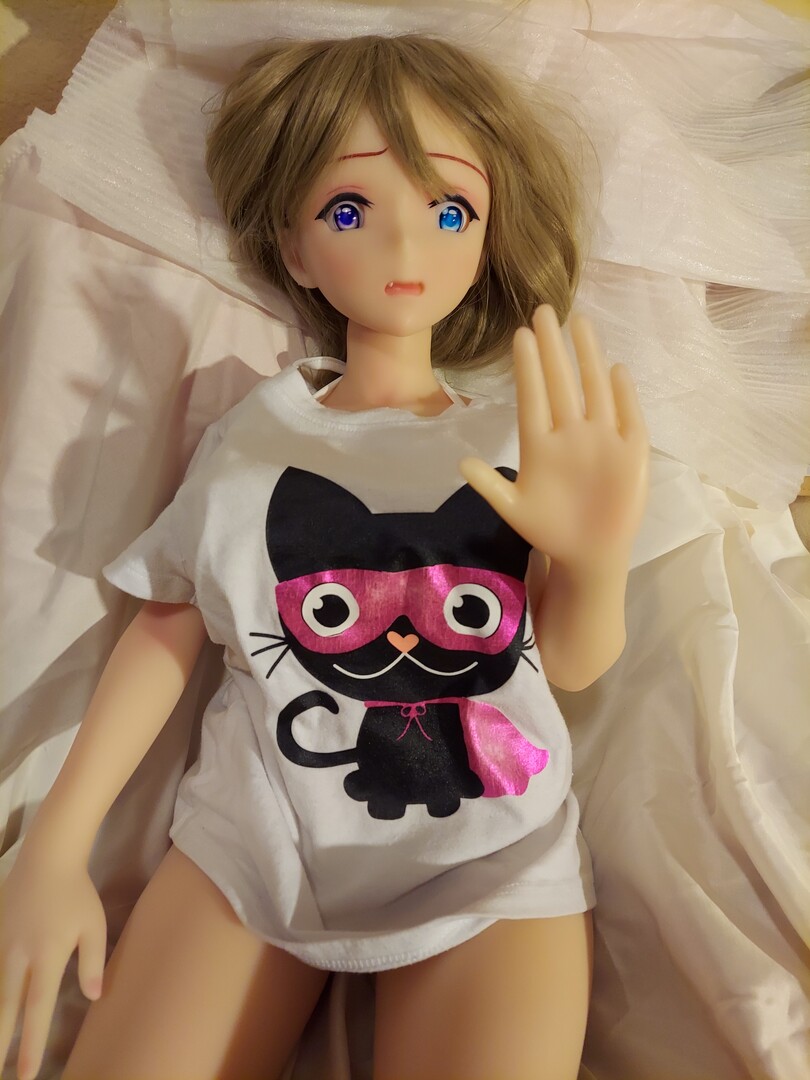 I got a shirt a bit ago for her, Oh she says hi to you all.